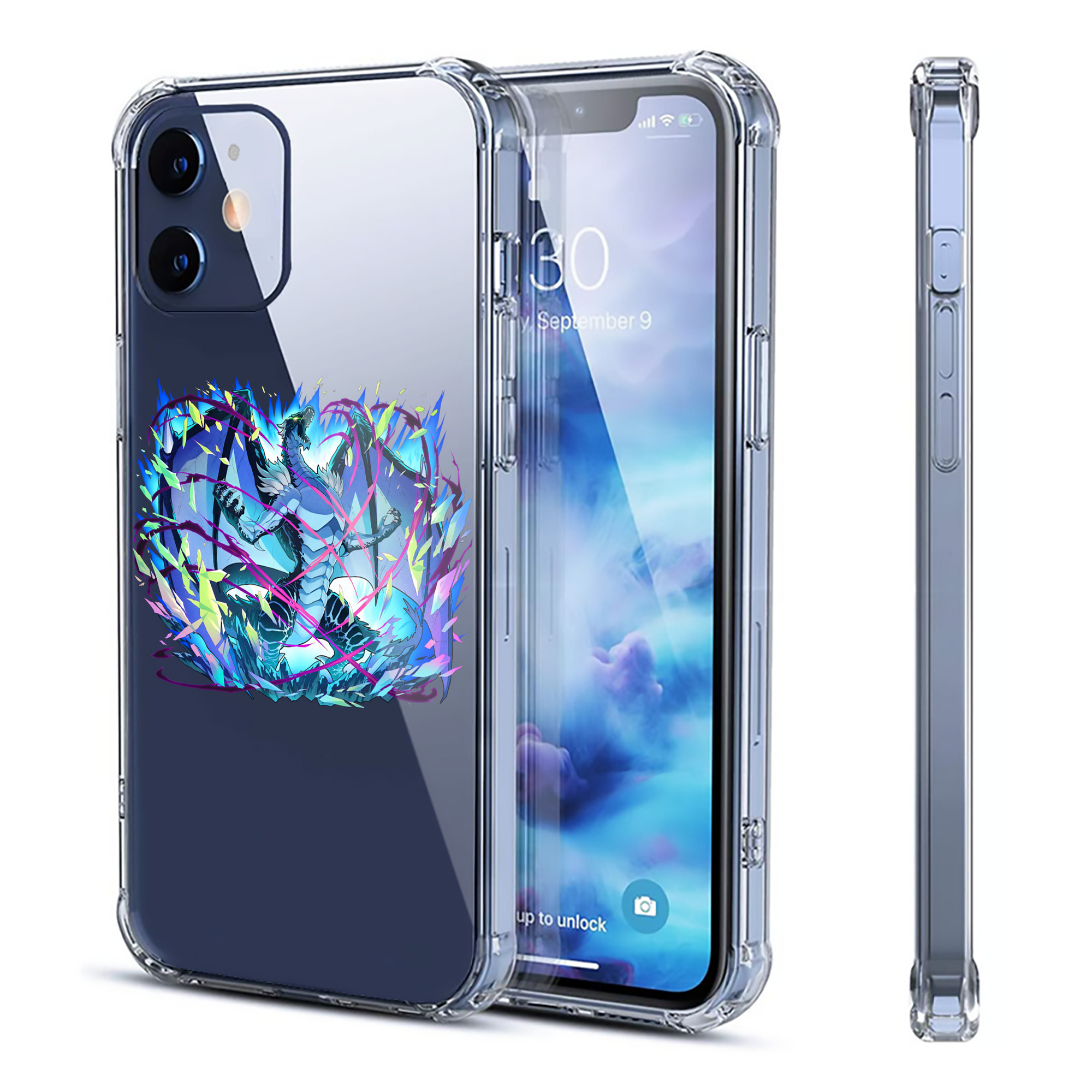 （画像用） 転スラ Regarding Reincarnated to Slime 【iPhone 12シリーズ対応】透明スマホケース（クリアソフトケース）